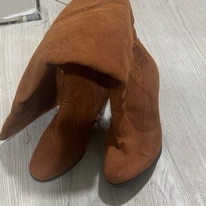 Brown Suede Women's Boots